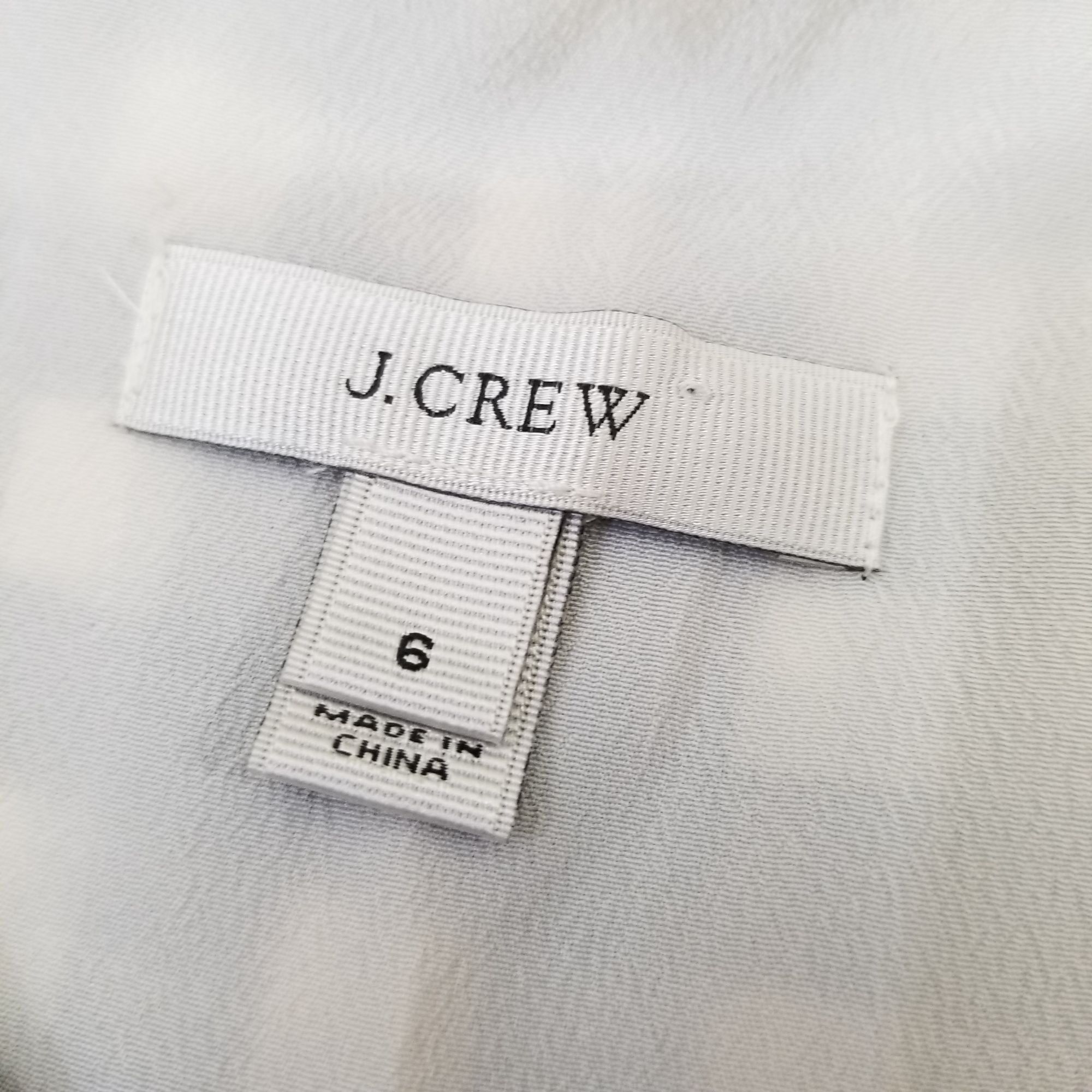 J.Crew J Crew 6 Blue White Plaid Check Sleeveless Top Ruffles Silk Size M / US 6-8 / IT 42-44 - 6 Thumbnail