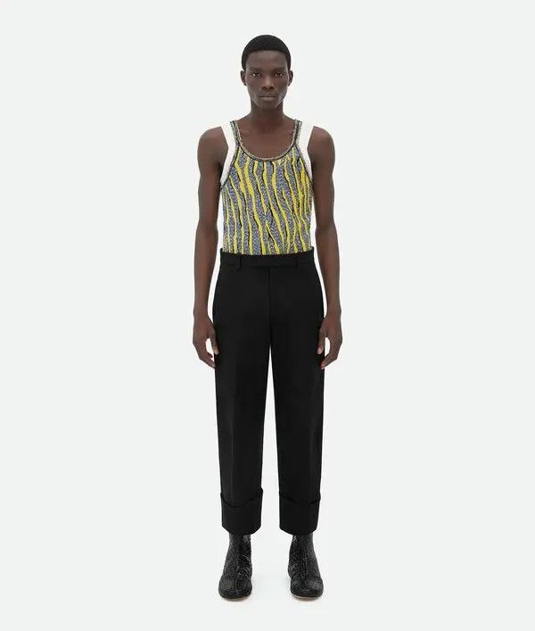 o1lv12m1024 Cotton Pants in Black