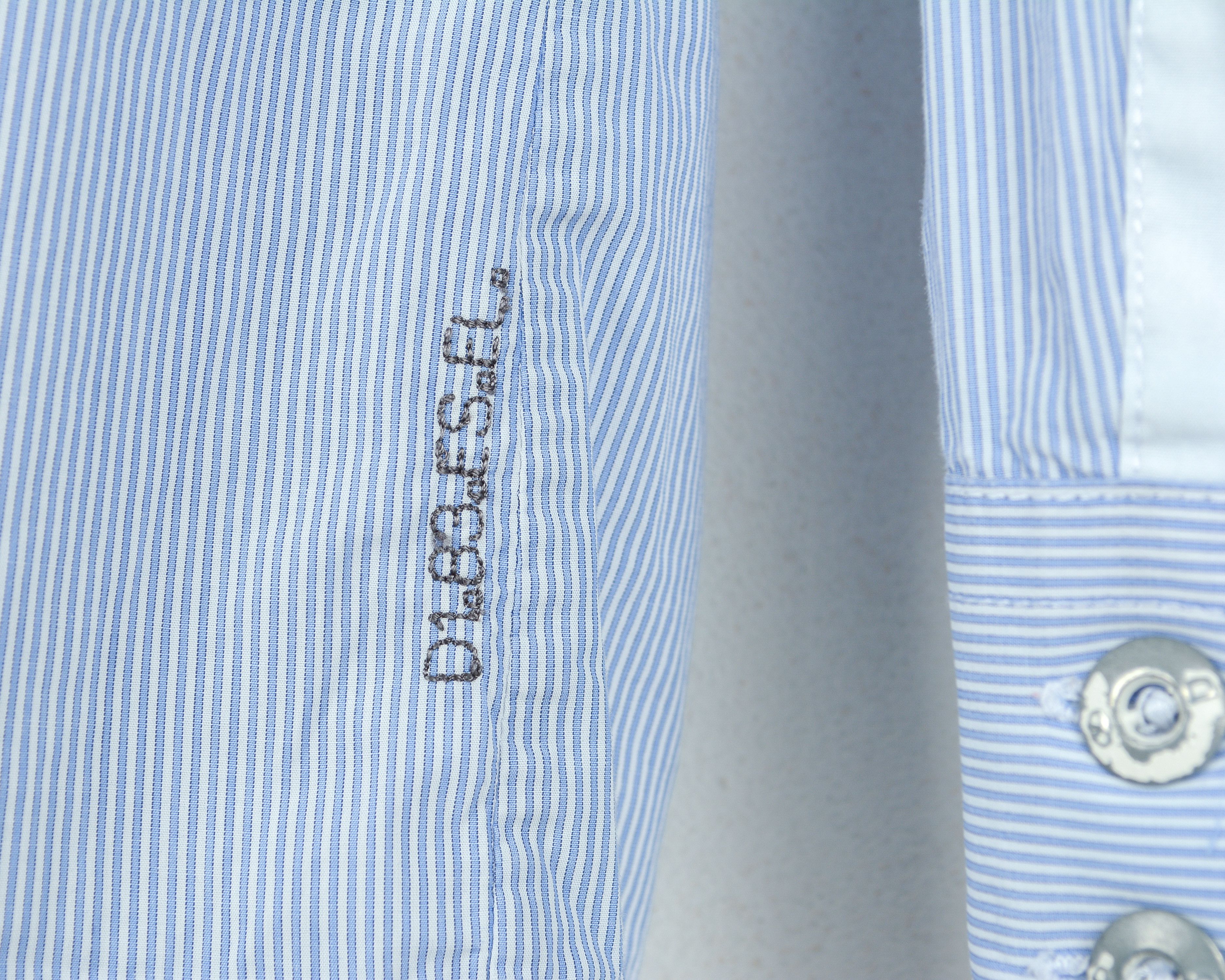 Diesel Casual Shirt Button Up Pinstriped Cotton Long Sleeve Formal Size US L / EU 52-54 / 3 - 6 Thumbnail