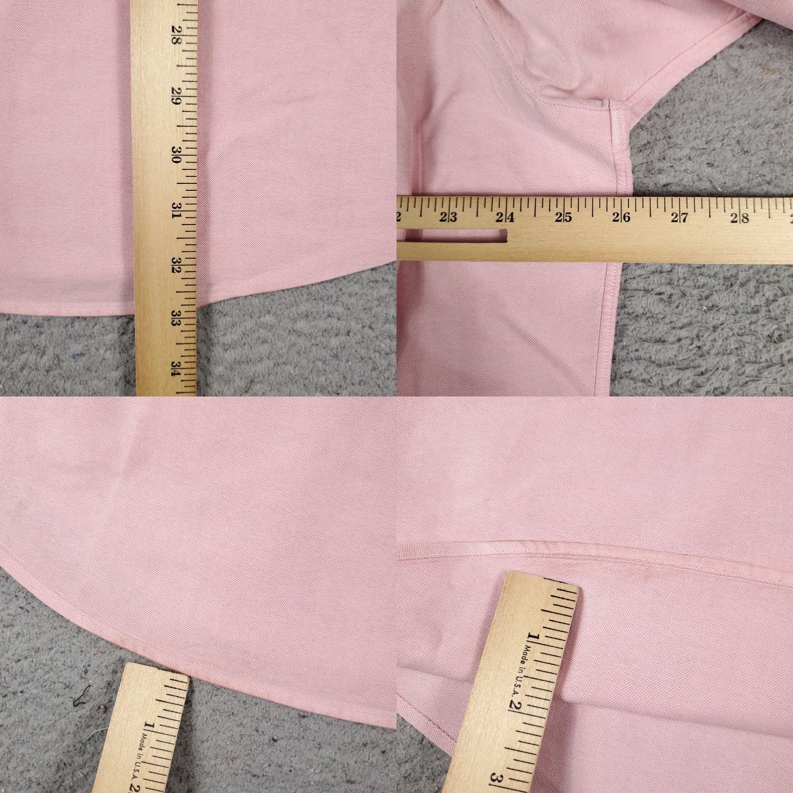 Ralph Lauren Ralph Lauren Shirt Mens 17 Pink Pony Dress Shirt Button Up Long Sleeve STAINED Size 46R - 8 Thumbnail