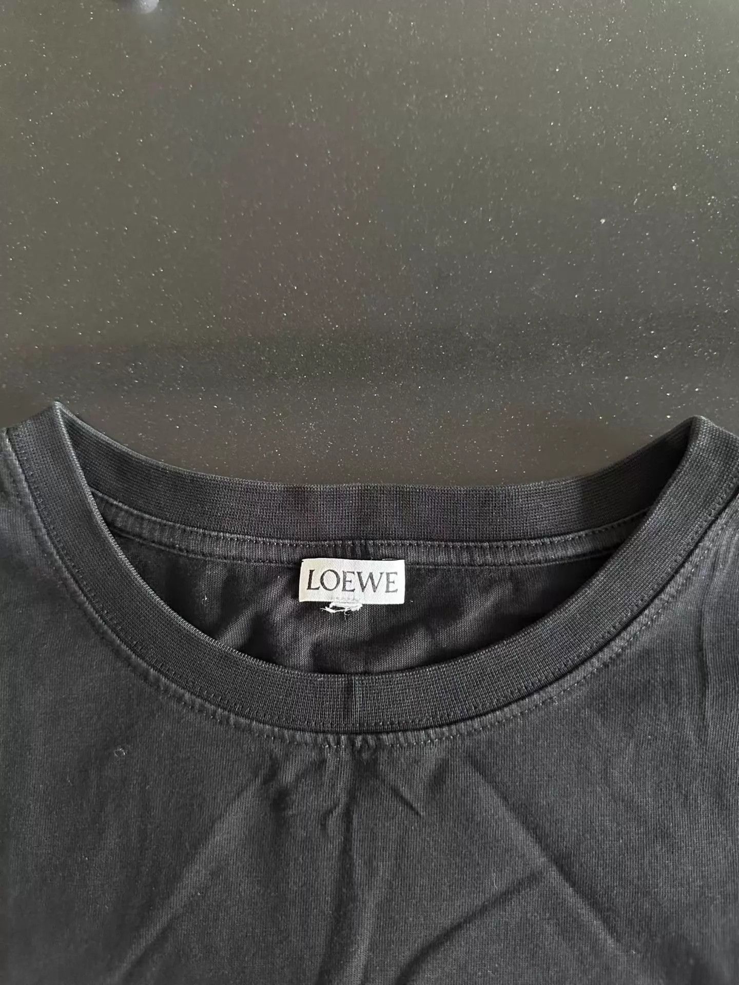 Loewe LOEWE Black Embroidered Short Sleeve T-Shirt M Size M / US 6-8 / IT 42-44 - 3 Thumbnail