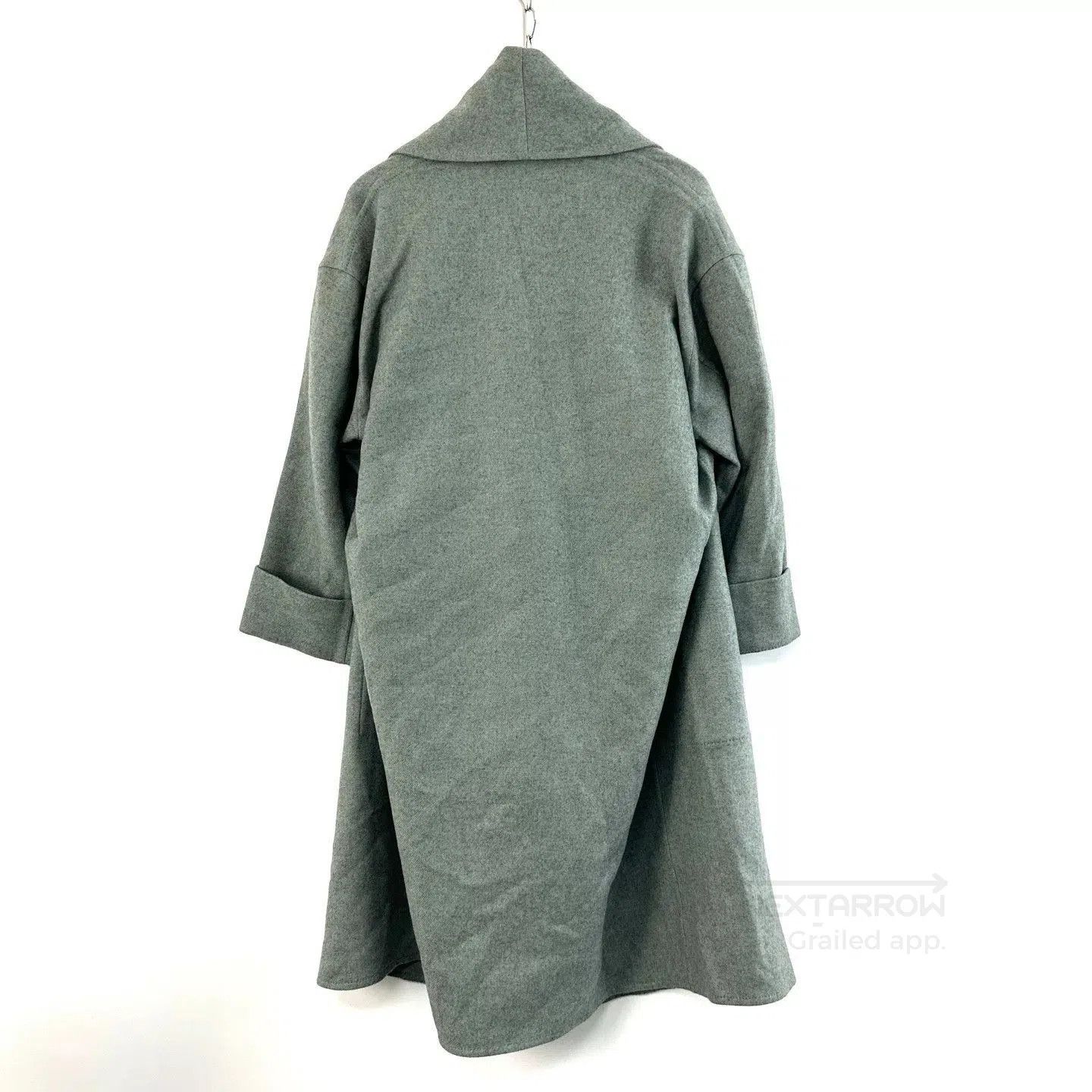 Hermes Hermes Women's Gray Long Cashmere Coat. Size M / US 6-8 / IT 42-44 - 2 Thumbnail