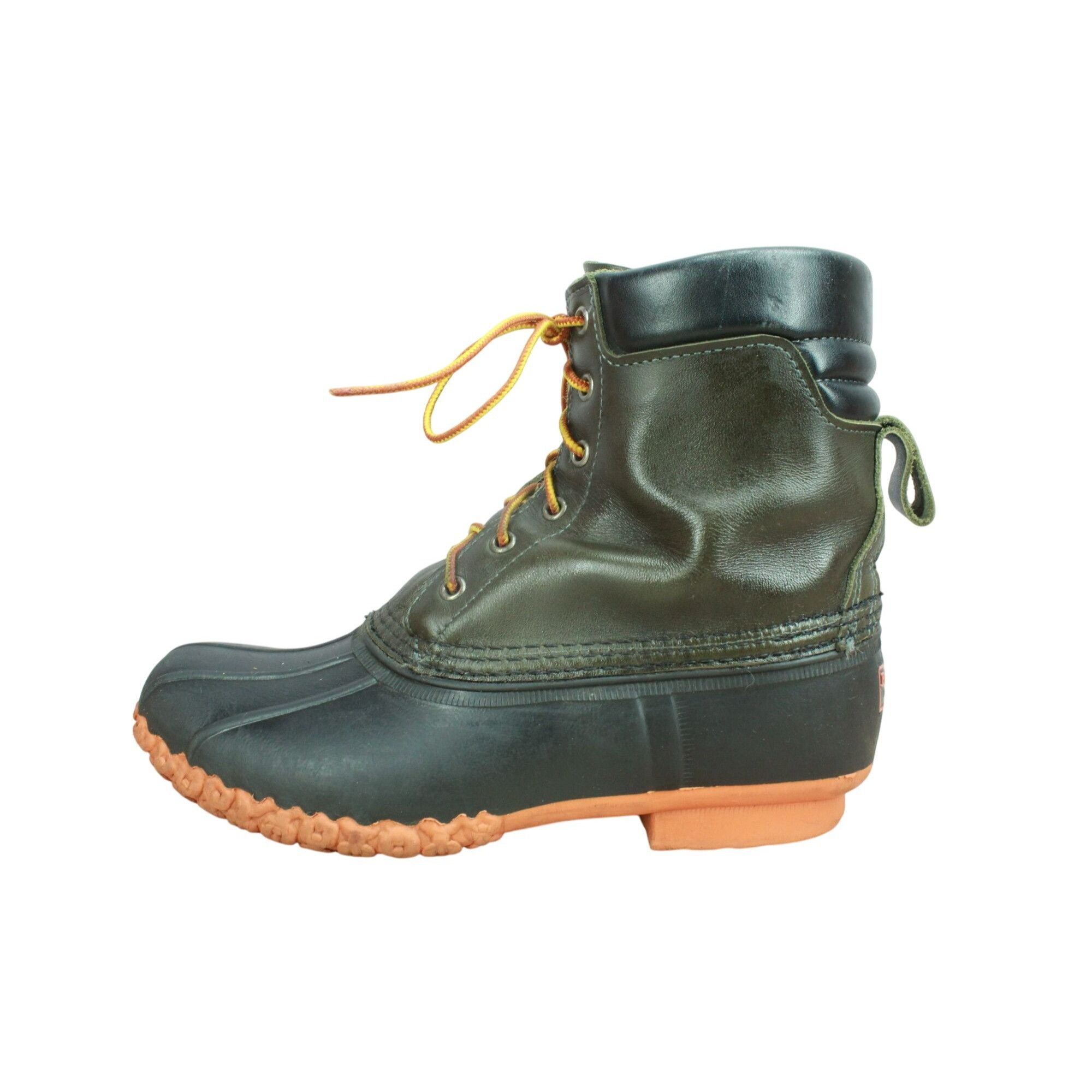 LL Bean Waterproof Tumbled Leather Duck Boots Women’s