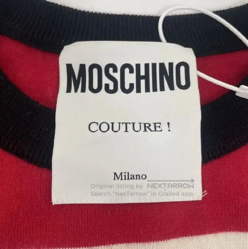 Moschino Moschino Red Women's Sweater with Cow Print . Size M / US 6-8 / IT 42-44 - 7 Thumbnail