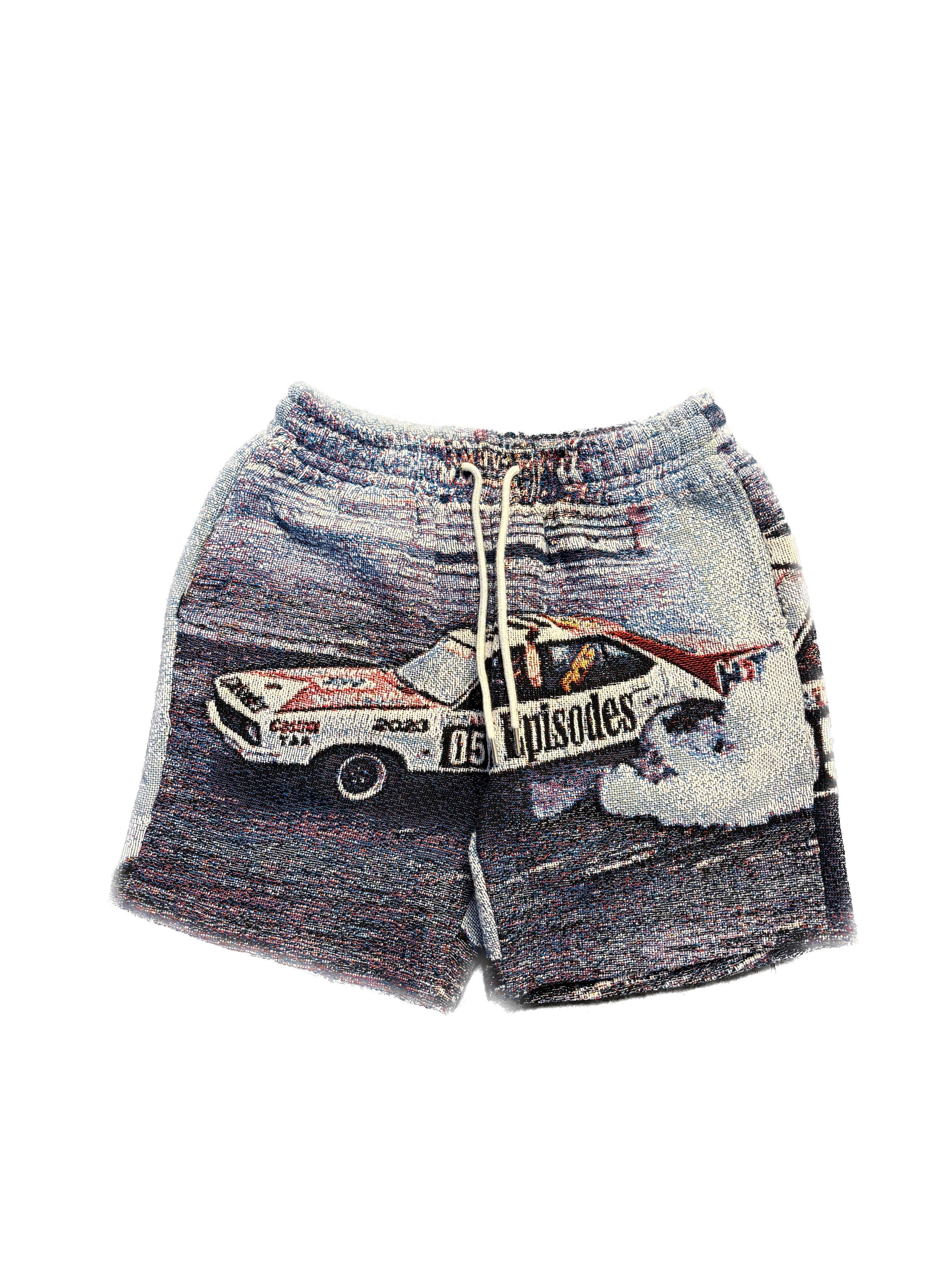 Formula 1 Episodes Drift Racing Jacquard Shorts Size US 32 / EU 48 - 1 Thumbnail