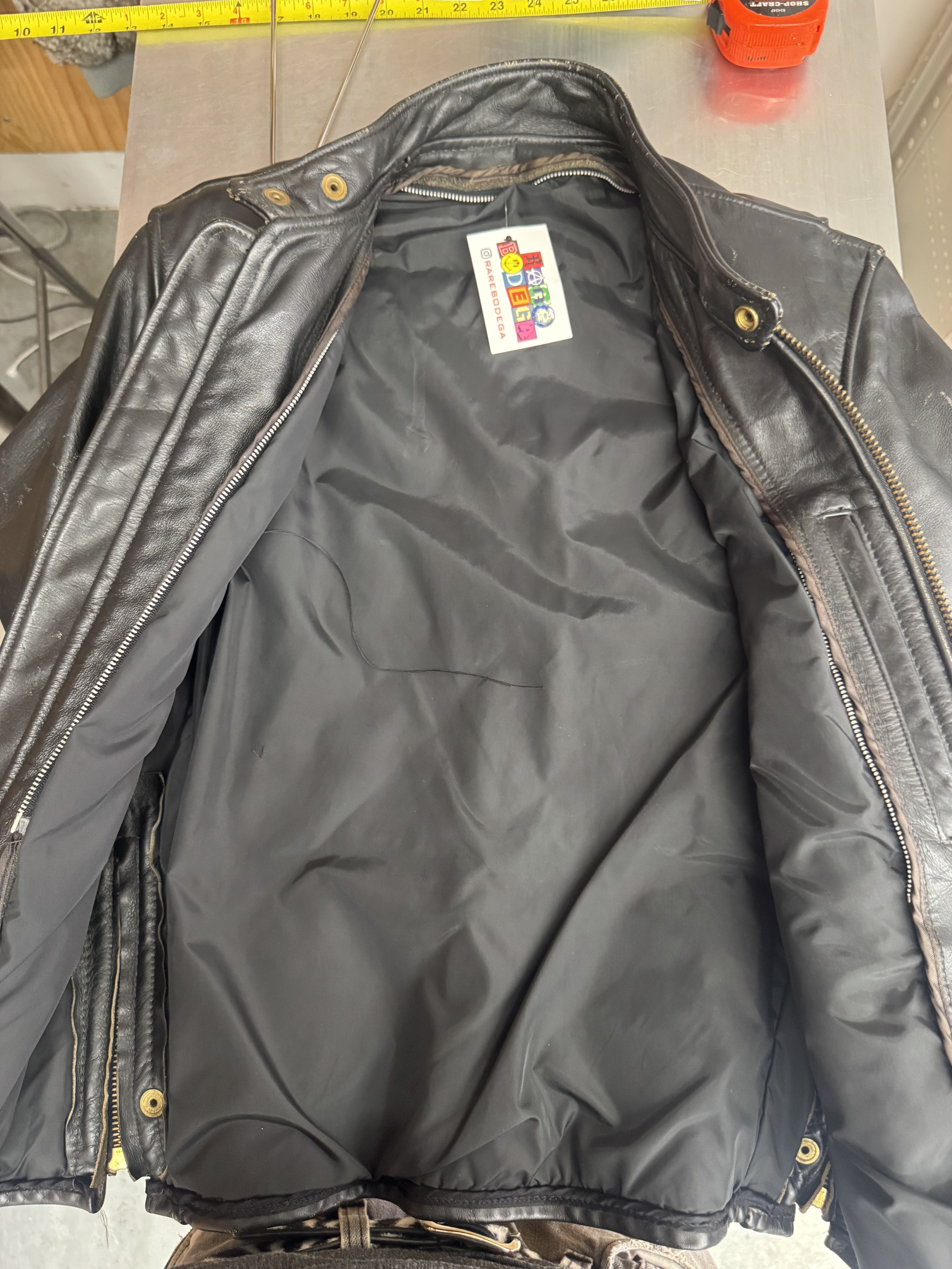 Other Vintage Leather Moto Jacket Size US S / EU 44-46 / 1 - 6 Thumbnail