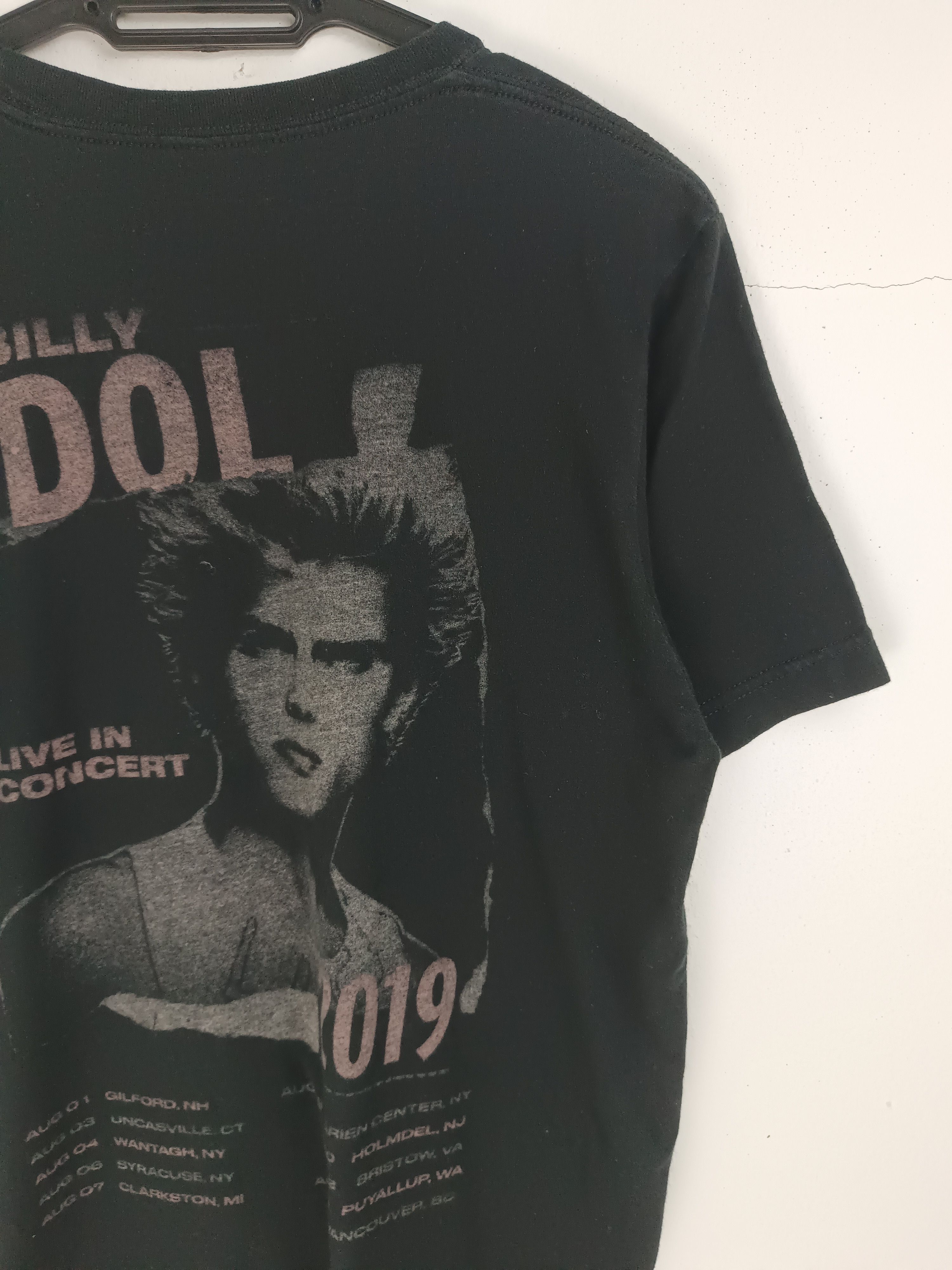 Band Tees FADED BILLY IDOL LIVE IN CONCERT 2019 iggy pop billy joel Size US M / EU 48-50 / 2 - 5 Thumbnail