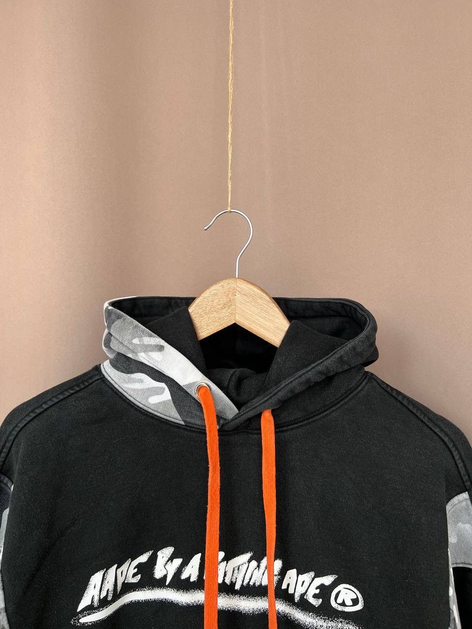 Aape Aape By A Bathing Ape Logo-Print Drawstring Hoodie Size M Size US M / EU 48-50 / 2 - 2 Thumbnail