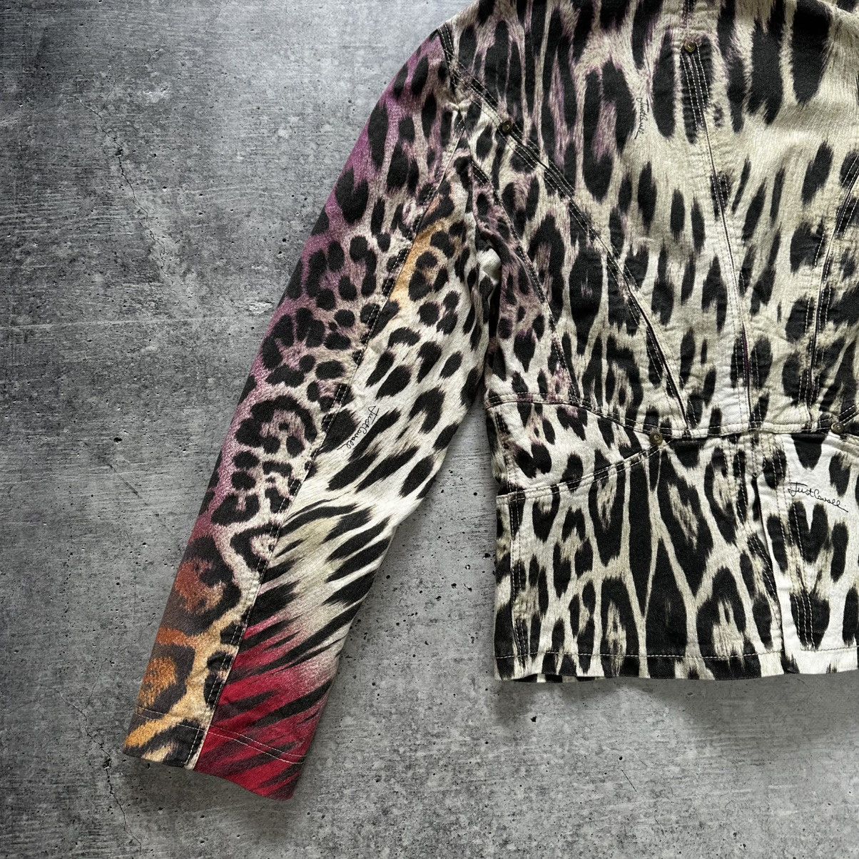 Just Cavalli Vintage Roberto Cavalli Just Cavalli Leopard Print Jacket Size M / US 6-8 / IT 42-44 - 19 Thumbnail