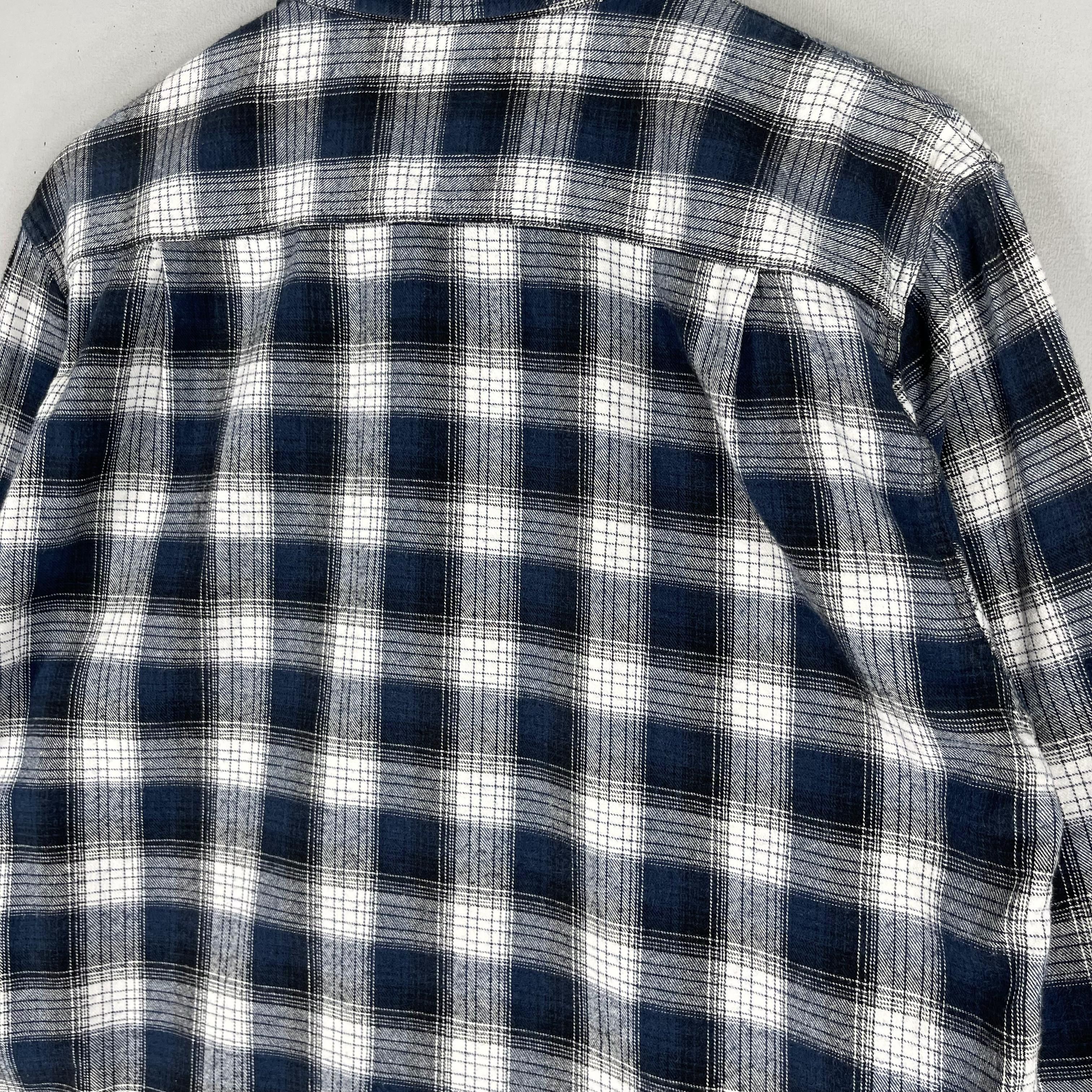 Flannel × Japanese Brand AMERICAN RAG Plaid Blue Tartan Flannel Button Up Size US M / EU 48-50 / 2 - 7 Thumbnail