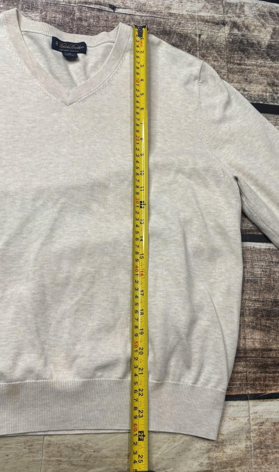 Brooks Brothers Brooks Brothers Sweater Mens Medium Supima Cotton V-Neck Size US M / EU 48-50 / 2 - 10 Thumbnail