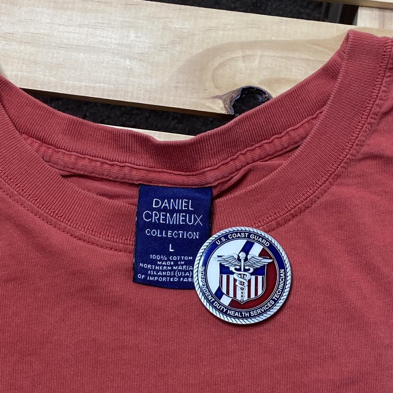 Daniel Cremieux Vintage Daniel Cremieux Orange Surf Tee Size Large Size US L / EU 52-54 / 3 - 3 Thumbnail