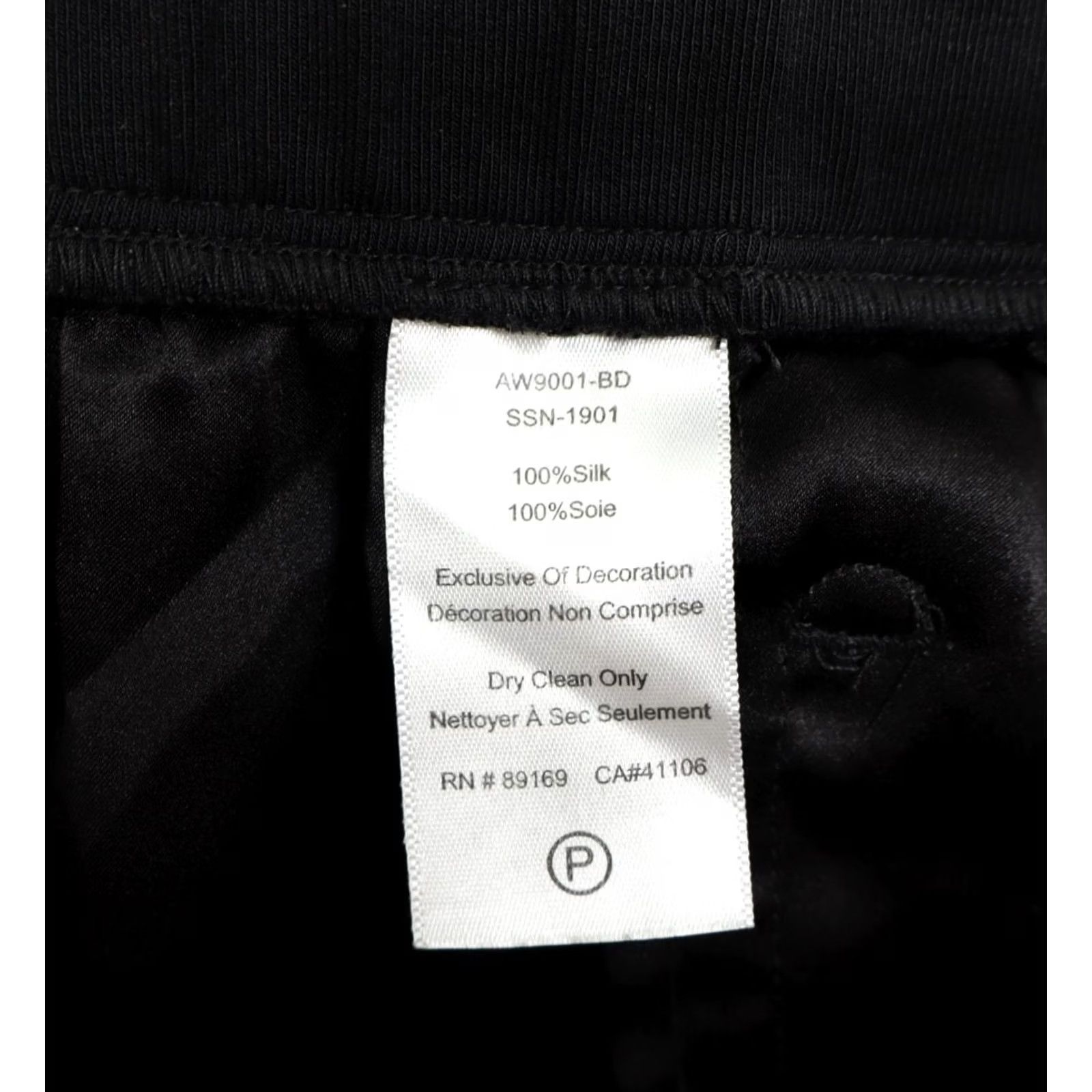 Vintage ATM Silk Joggers Pants Women S Black Pockets Elastic Waist 27" Inseam 14" Waist Pockets Silk ATM Size 28" / US 6 / IT 42 - 7 Thumbnail