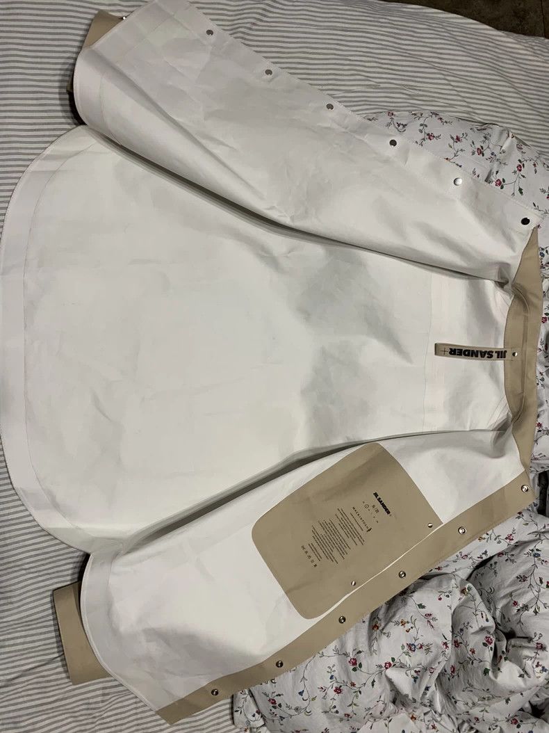 Jil Sander Jil Sander cotton shirt style raincoat Size S / US 4 / IT 40 - 3 Thumbnail