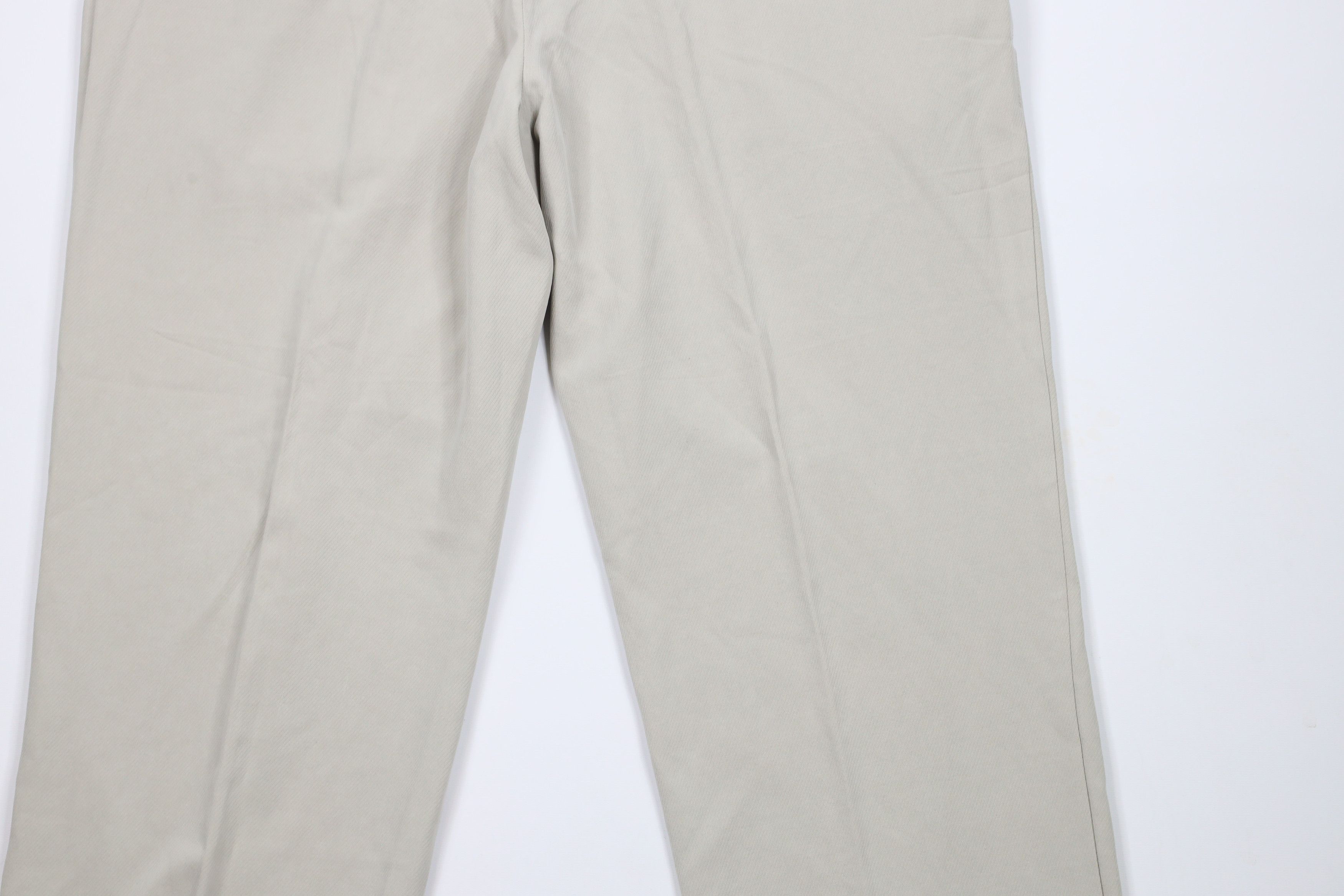 Tommy Bahama × Vintage Vintage Tommy Bahama Flat Front Wide Leg Chino Pants Beige Size US 38 / EU 54 - 10 Thumbnail