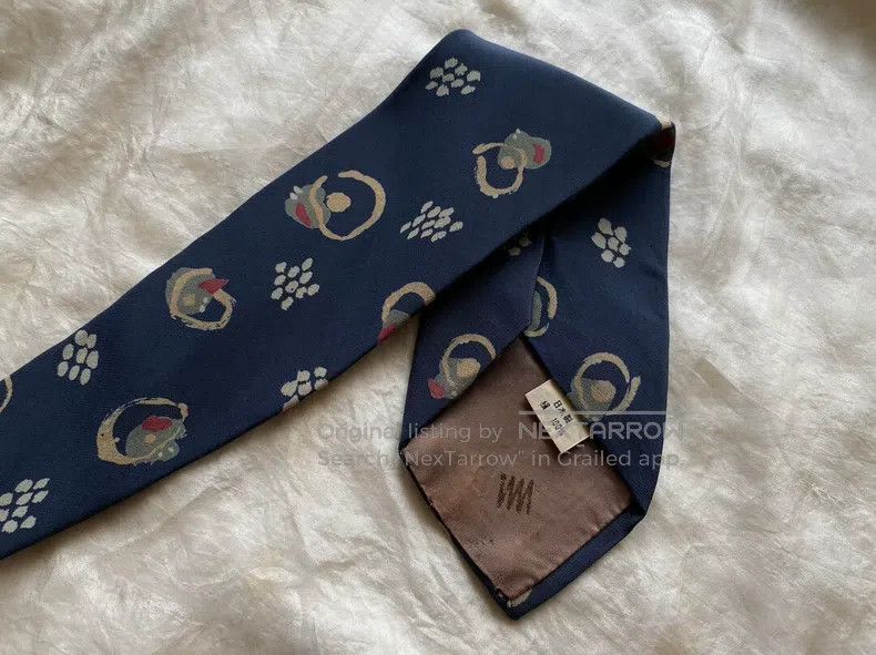 Issey Miyake Issey Miyake Printed Silk Tie Size ONE SIZE - 1 Thumbnail