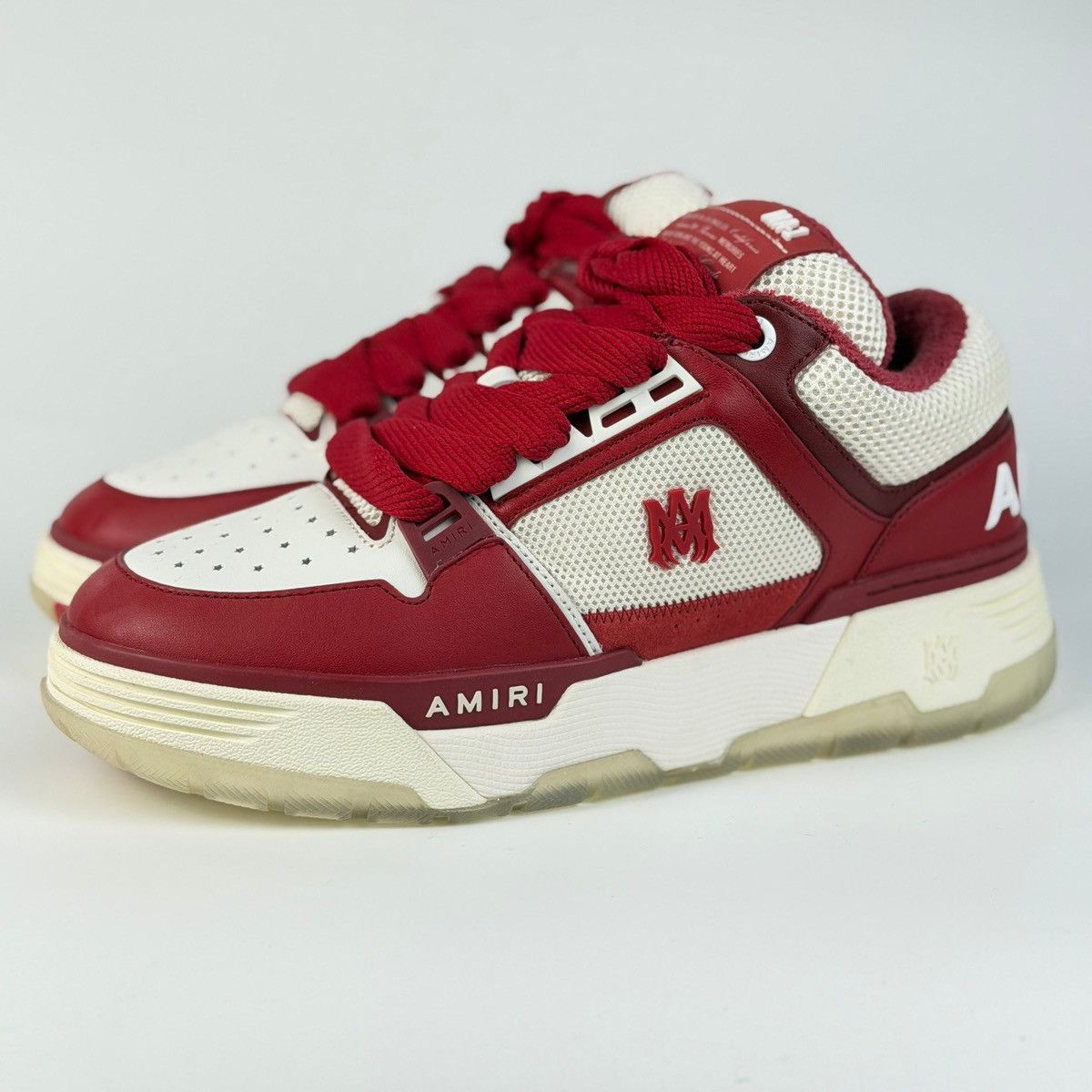 Amiri Amiri MA-1 Quad Red Sneakers Size US 10 / EU 43 - 2 Thumbnail