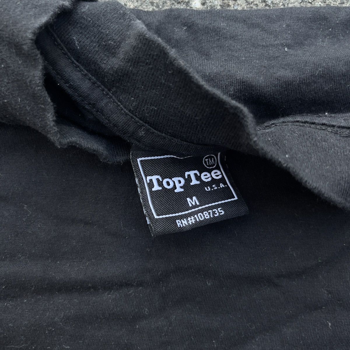 Vintage Vintage Y2K Blank BLACK T Shirt Size US M / EU 48-50 / 2 - 3 Thumbnail