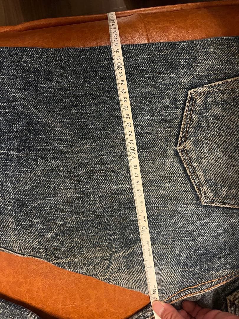 Samurai Jeans SAMURAI JEANS Straight Denim Pants Dark Blue 32 Size US 29 - 6 Thumbnail