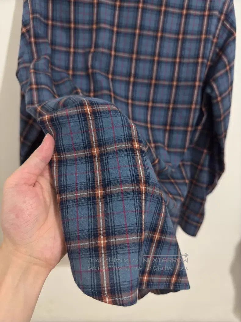 Saint Laurent Paris Saint Laurent Paris Size 38 Flannel Pointed Collar Blue an Size US M / EU 48-50 / 2 - 5 Thumbnail