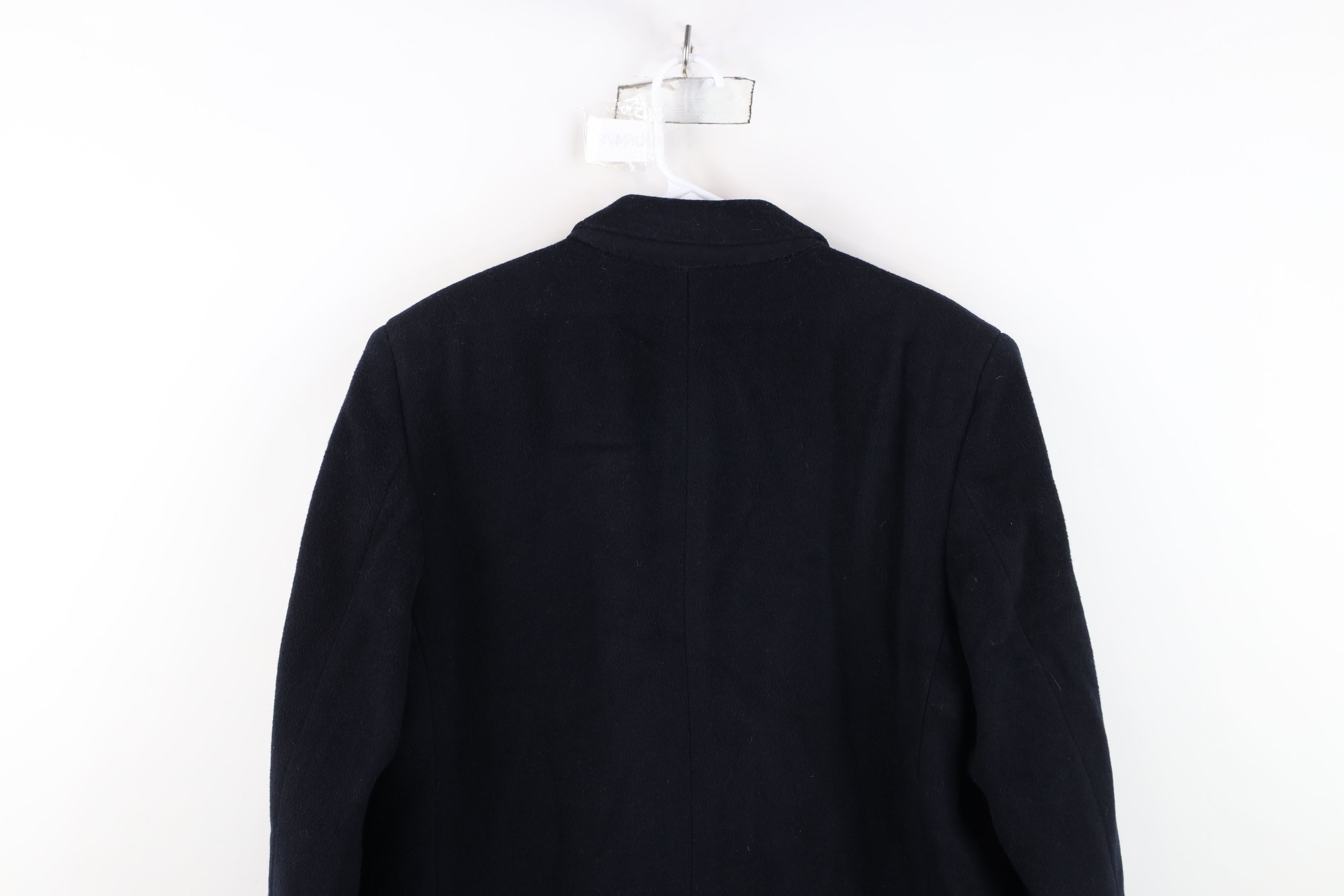 Vintage Vintage 70s Streetwear Winter Overcoat Jacket Navy Blue Size US XL / EU 56 / 4 - 15 Thumbnail