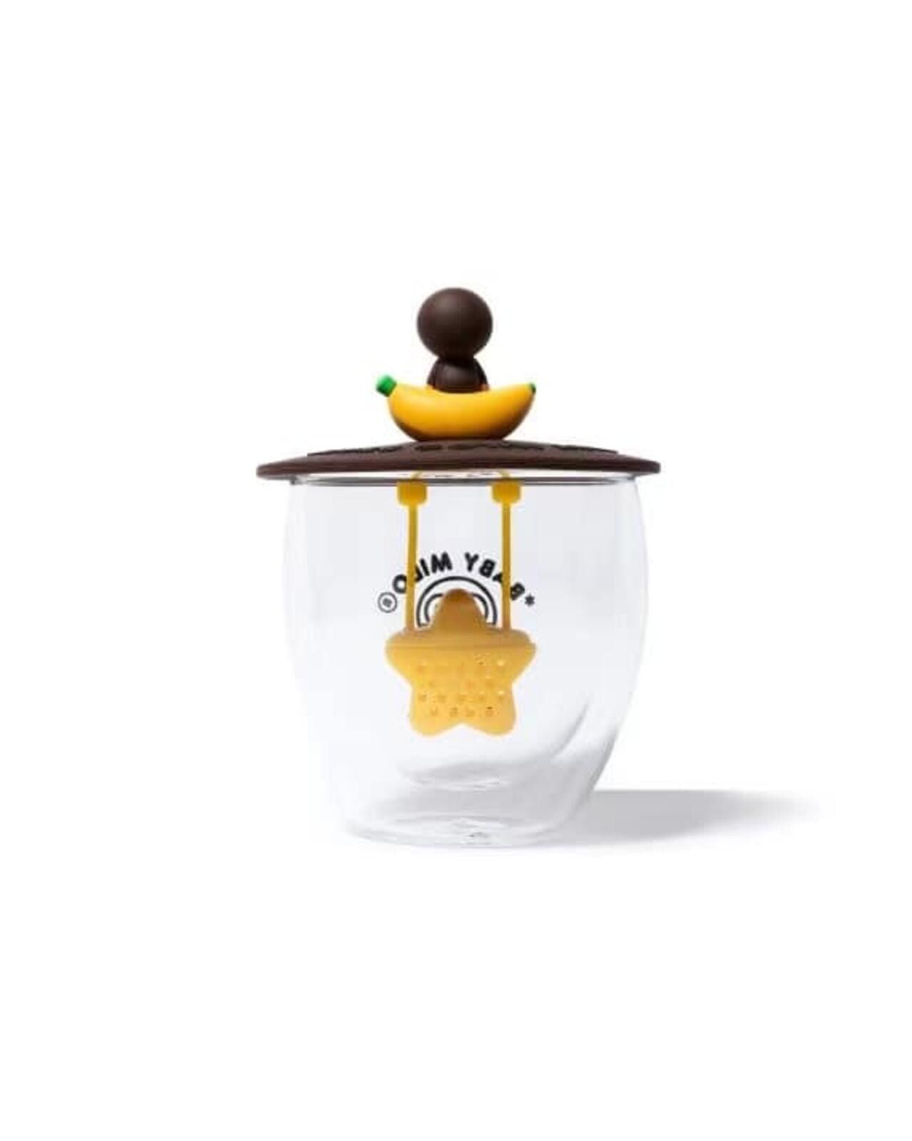 Bape BAPE x Baby Milo Store Glass Mug w/ Lid - A Bathing Ape Size ONE SIZE - 3 Thumbnail
