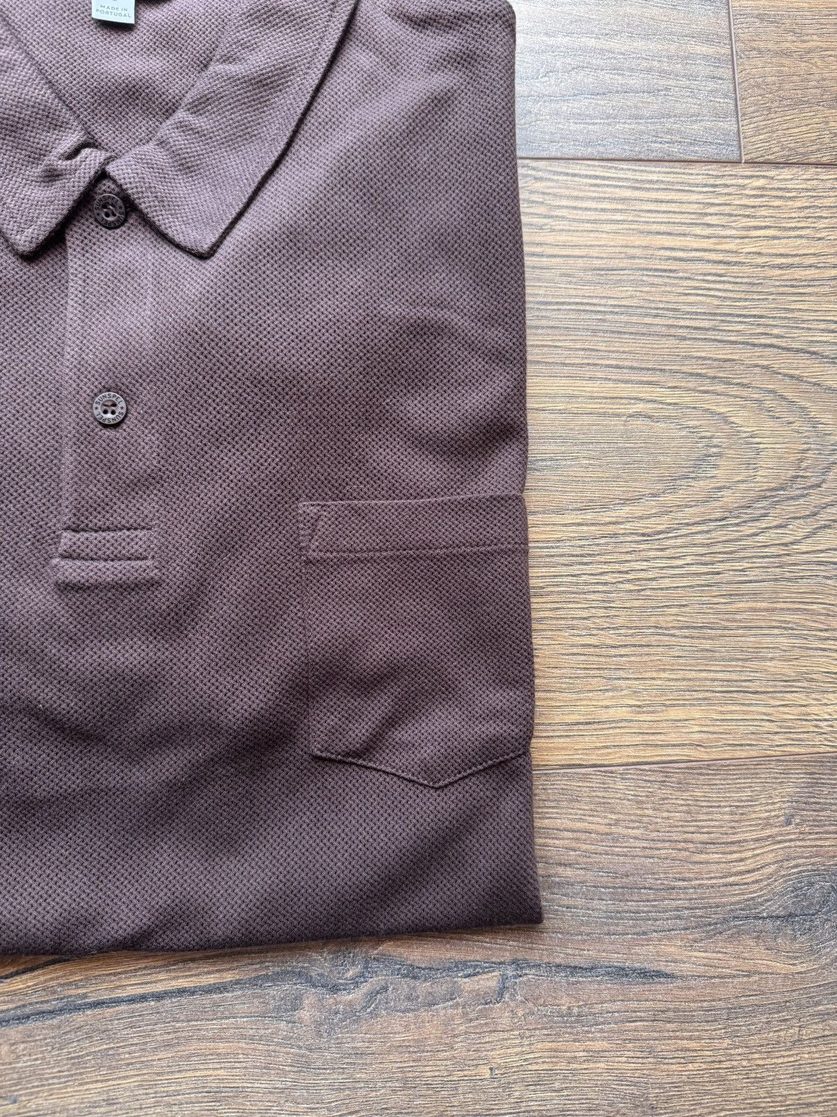 Sunspel Sunspel Brown Riviera Polo - Size L Size US L / EU 52-54 / 3 - 3 Thumbnail