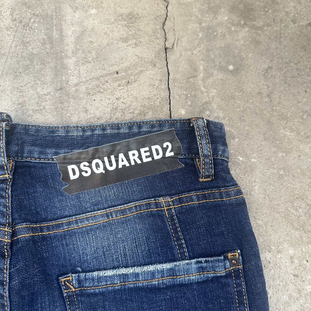 Dsquared2 Vintage Dsquared2 2019 Luxury Denim Jeans Made In Italy Size US 34 / EU 50 - 11 Thumbnail