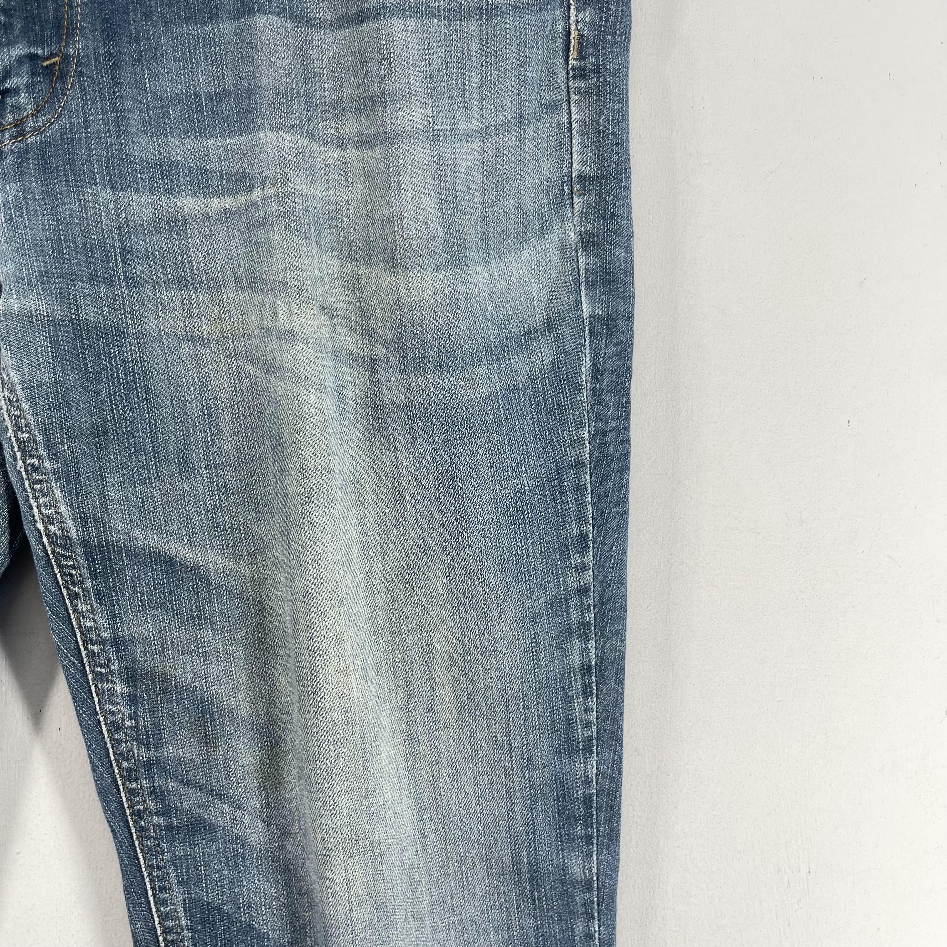 Levi's Size 39 Vintage Levis Signature Distressed Reconstruct Jeans Size US 39 - 3 Thumbnail