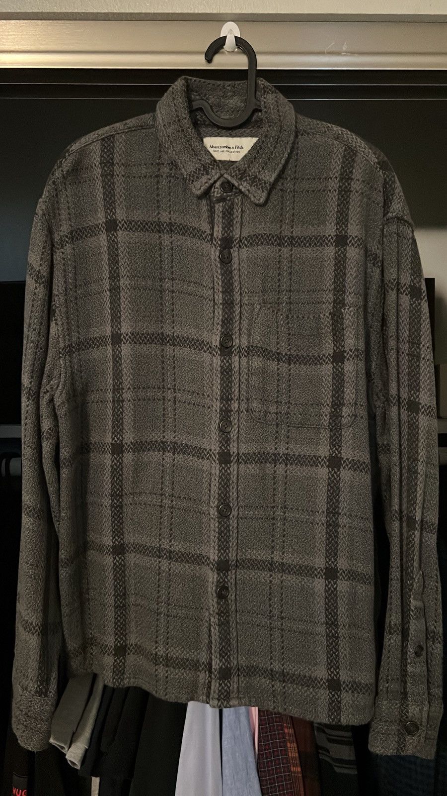 Abercrombie & Fitch Abercrombie & Fitch Heavy Flannel Men Size US S / EU 44-46 / 1 - 1 Thumbnail