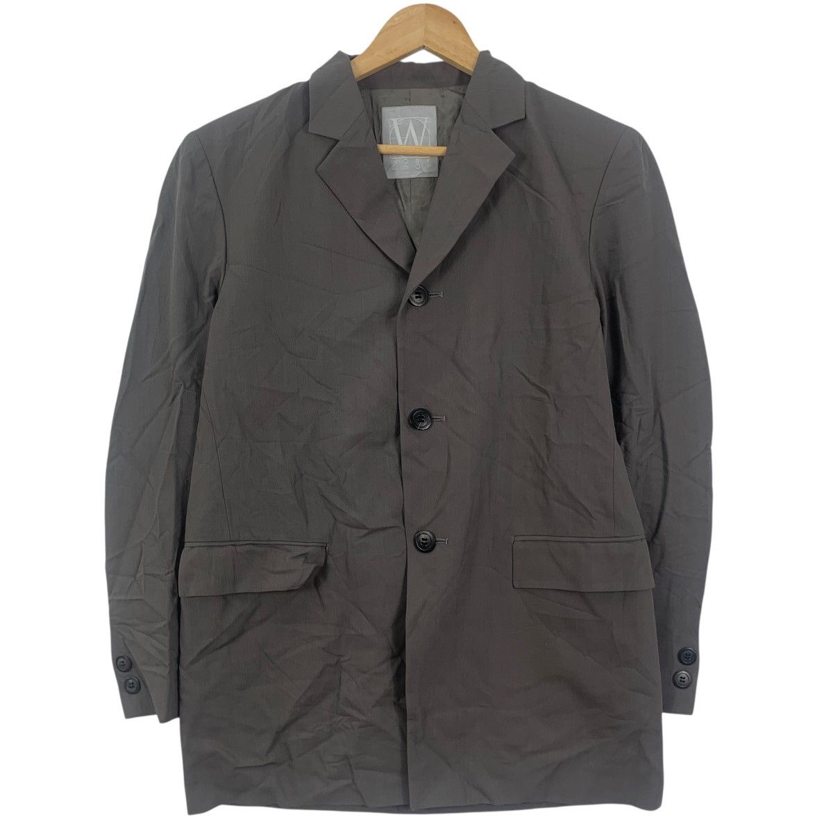 Yohji Yamamoto Vintage 80’ YOHJI YAMAMOTO WORKSHOP Collection Blazer Coat Size 34S - 4 Thumbnail