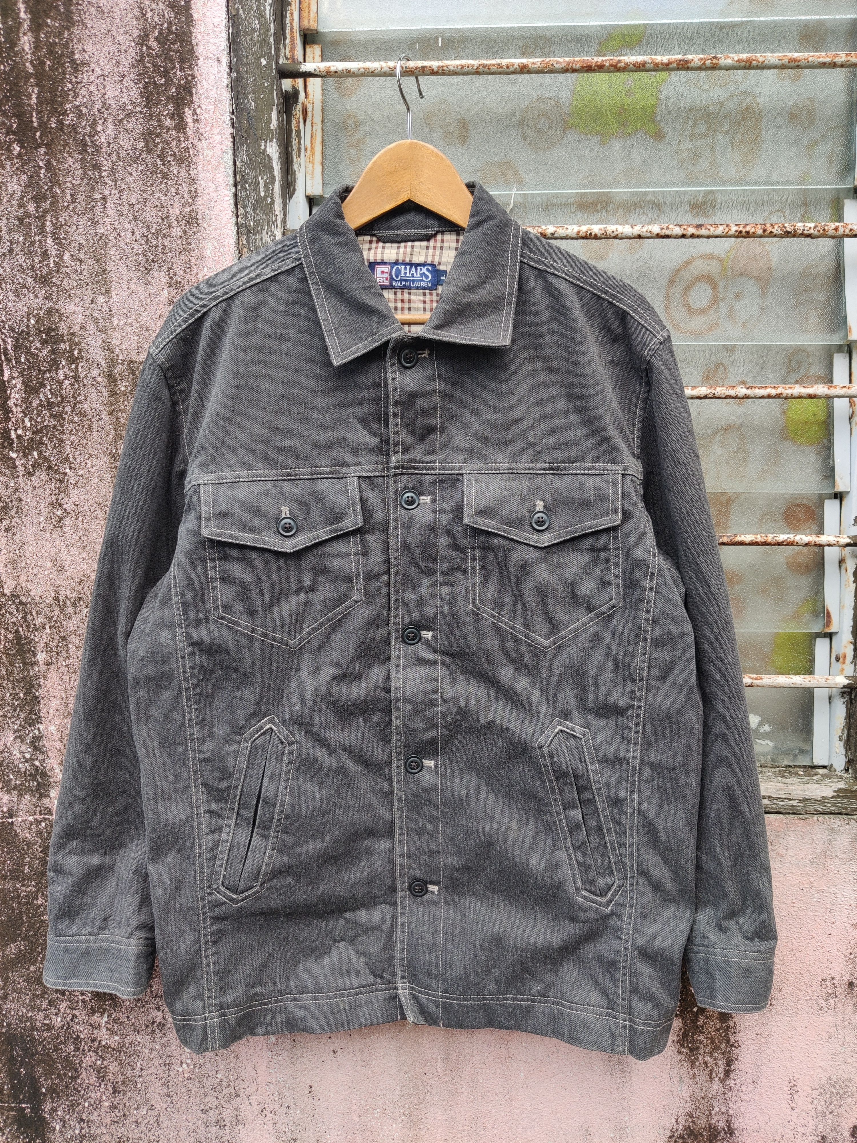 Vintage Chaps Ralph Lauren Chore Denim Jacket