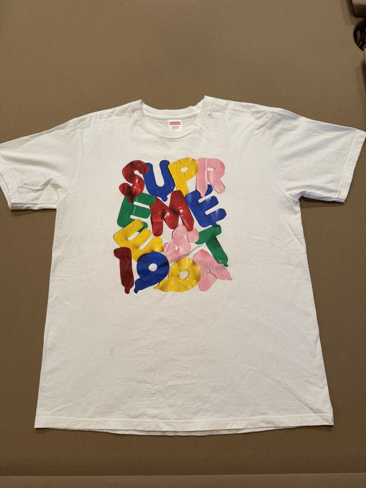 Supreme Supreme ‘Ballon’ Tee Size US L / EU 52-54 / 3 - 1 Thumbnail