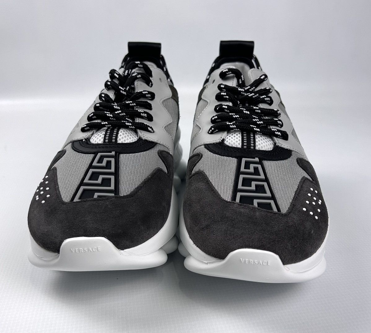 Versace Versace Chain Reaction Grey Olive Men EU 45 US 12 NWOB Size US 12 / EU 45 - 5 Thumbnail