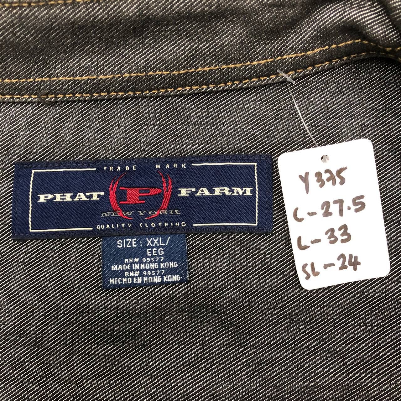 Phat Farm Y375 PHAT FARM 90s DENIM JACKET Size US XXL / EU 58 / 5 - 14 Thumbnail