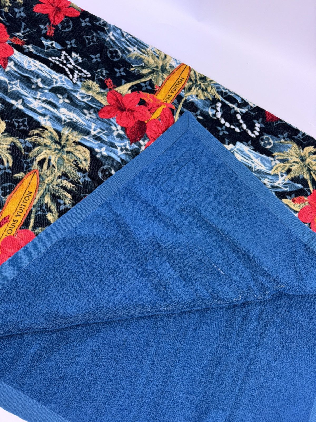 Louis Vuitton × Pharrell MONOGRAM PRINT BEACH TOWEL Size ONE SIZE - 10 Thumbnail