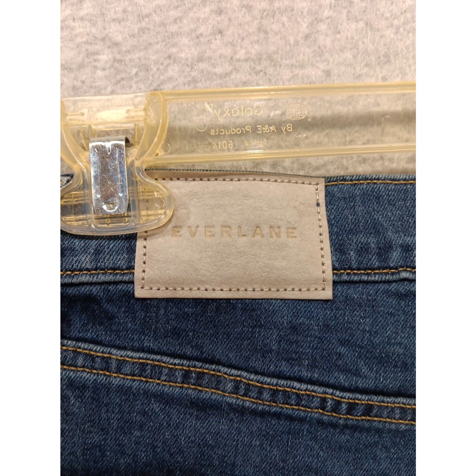 Everlane Everlane Jeans The Original Cheeky Size 28 Blue Organic Cotton Straight Leg Size 28" / US 6 / IT 42 - 6 Thumbnail