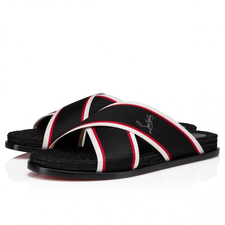 image of Christian Louboutin Hot Cross Shoes in Black, Men's (Size 11)