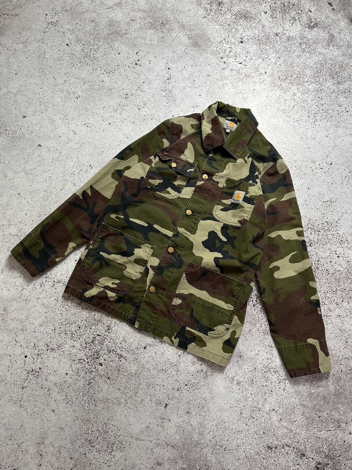 Carhartt × Carhartt Wip × Vintage 🦺🔥Vintage Carhartt Digger Coat Active Jacket Detroit Jacket Size US M / EU 48-50 / 2 - 1 Thumbnail