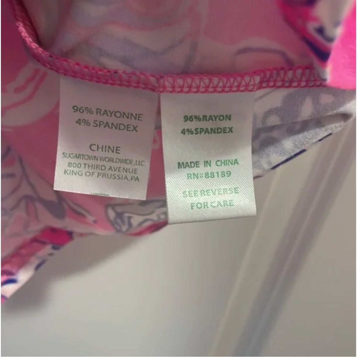 Lilly Pulitzer Lilly Pulitzer Karlie Wrap Romper Pink Tropics Sun Small Size 26" / US 2 / IT 38 - 8 Thumbnail