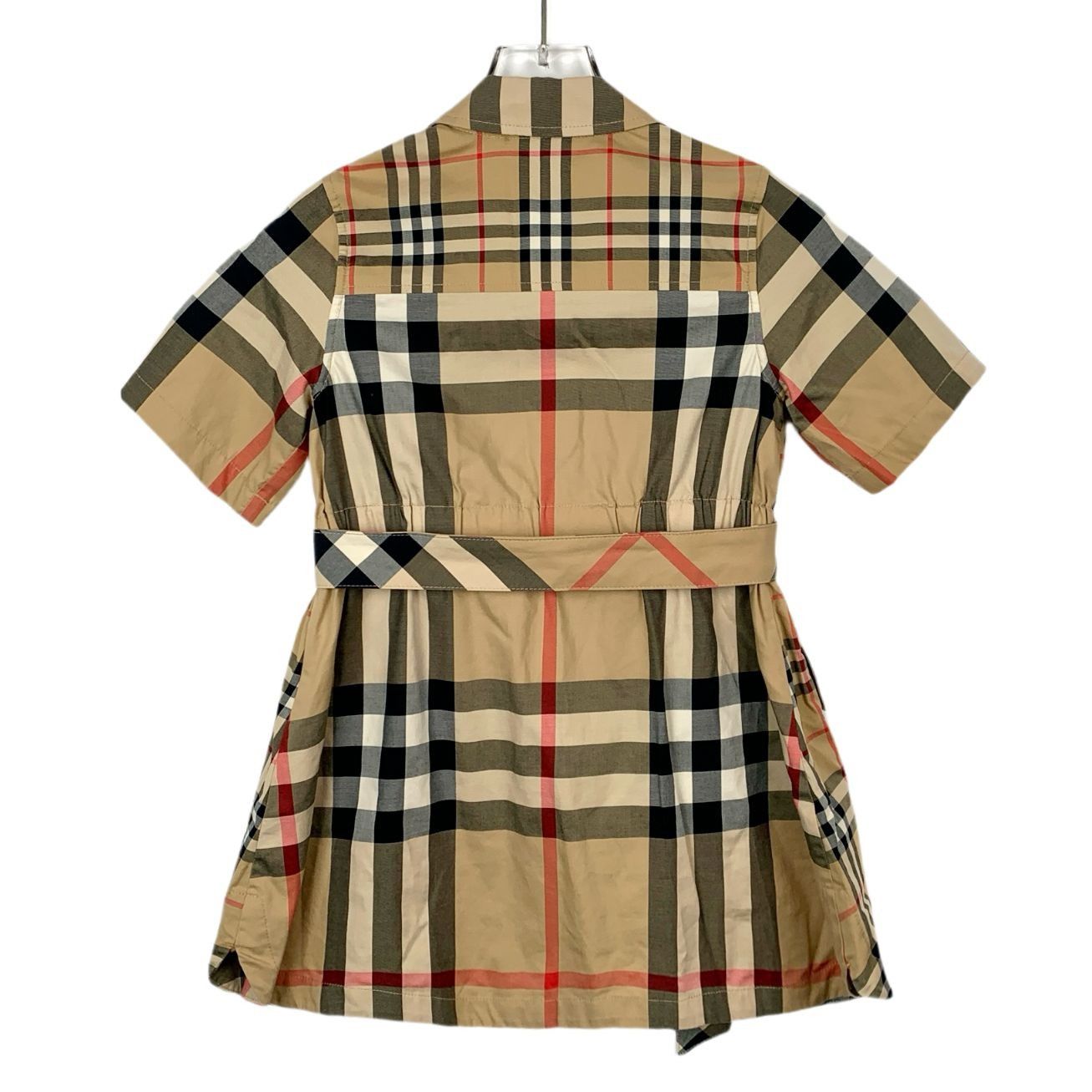 Burberry Burberry Brown Checkered Button-Down Shirt Dress (Size 6Y) Size XXS / US 00 / IT 34 - 7 Thumbnail