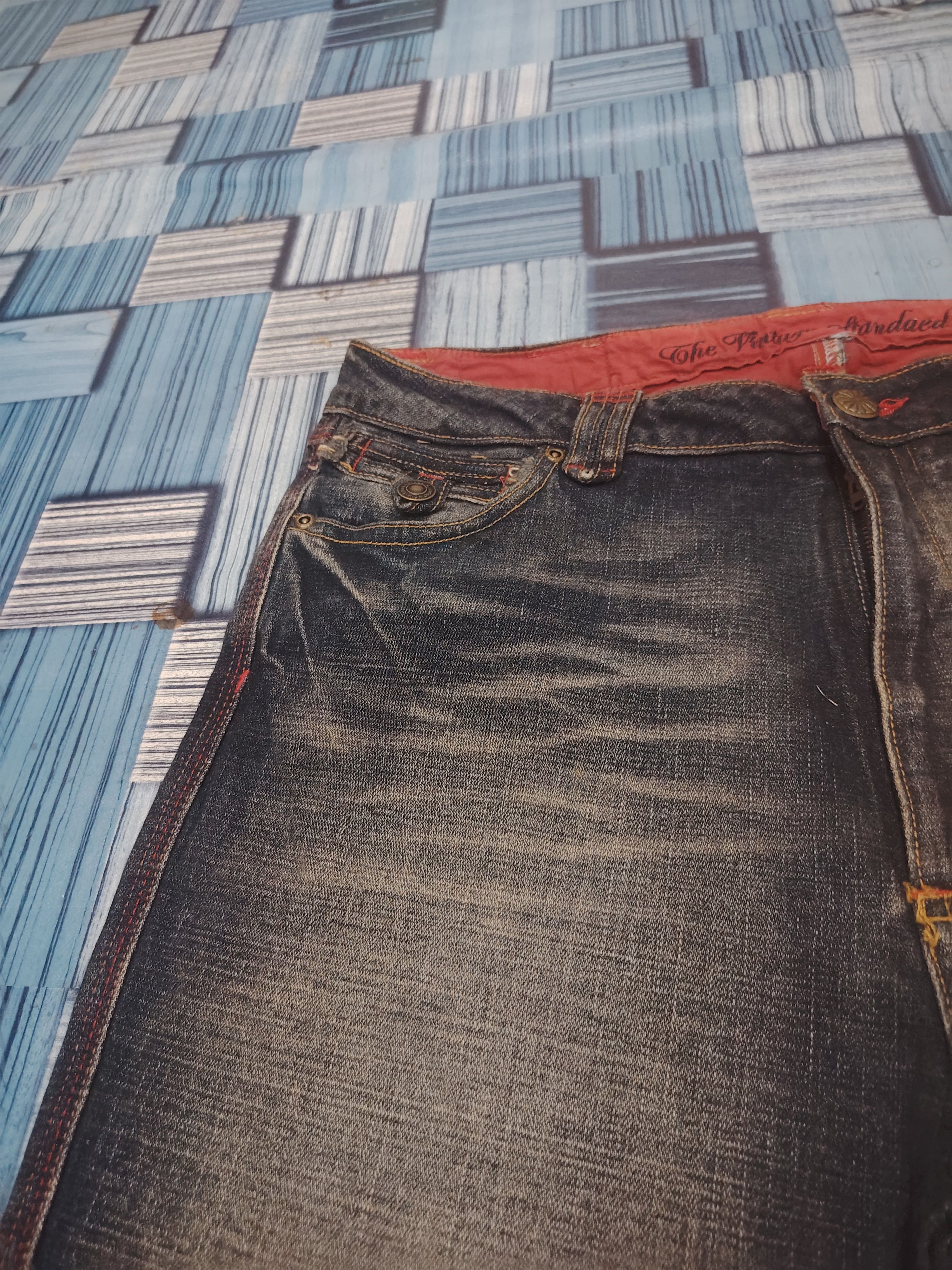 Tornado Mart Japanese The Vintage Standaed Flare Jeans Size US 33 - 13 Thumbnail