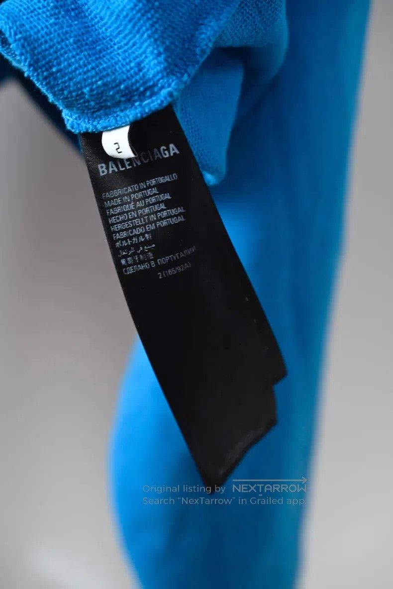 Balenciaga Balenciaga Limited edition light blue hooded sweatshirt Size US M / EU 48-50 / 2 - 5 Thumbnail