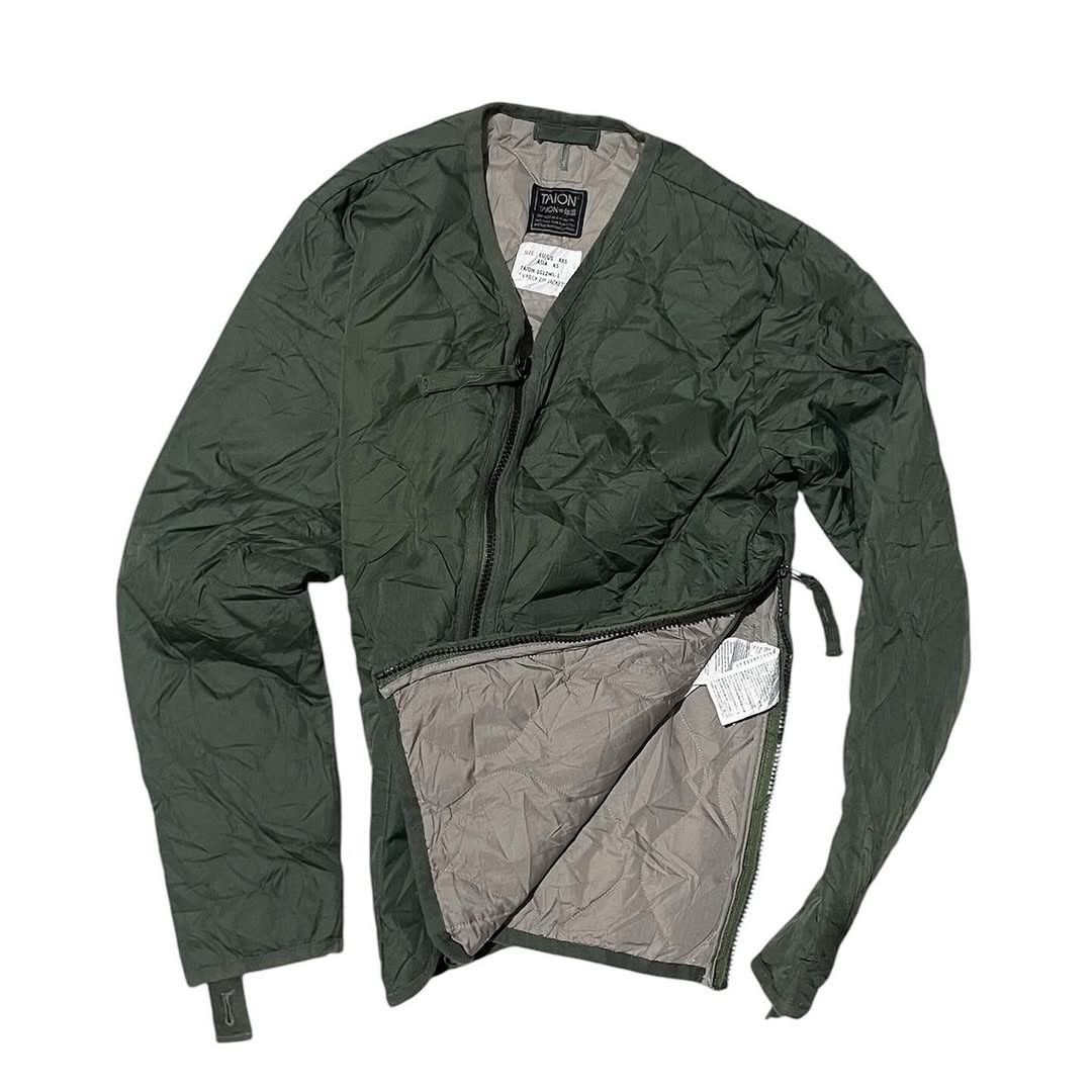 TAION 💸BINDING OFFER💸TAION-101ZML-1 Military V-neck Zip Down Jaket Size US XS / EU 42 / 0 - 7 Thumbnail