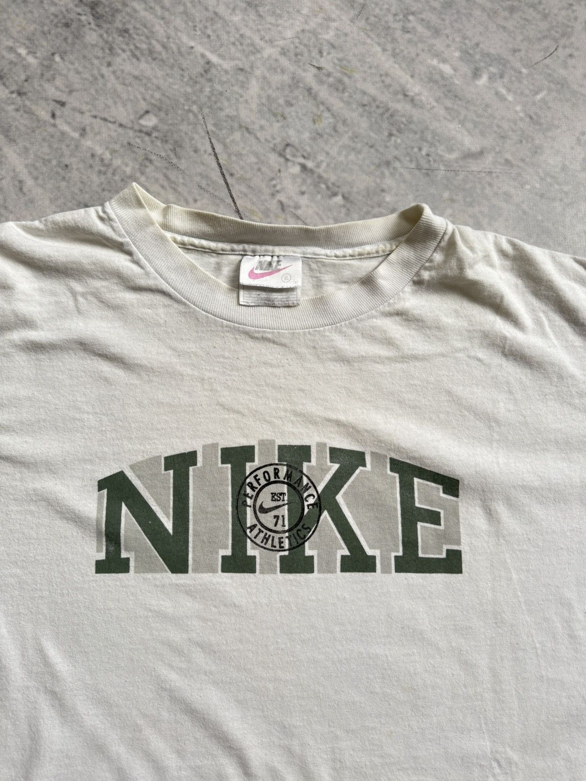 Nike × Vintage Vintage Nike centre logo big Size US XL / EU 56 / 4 - 3 Thumbnail