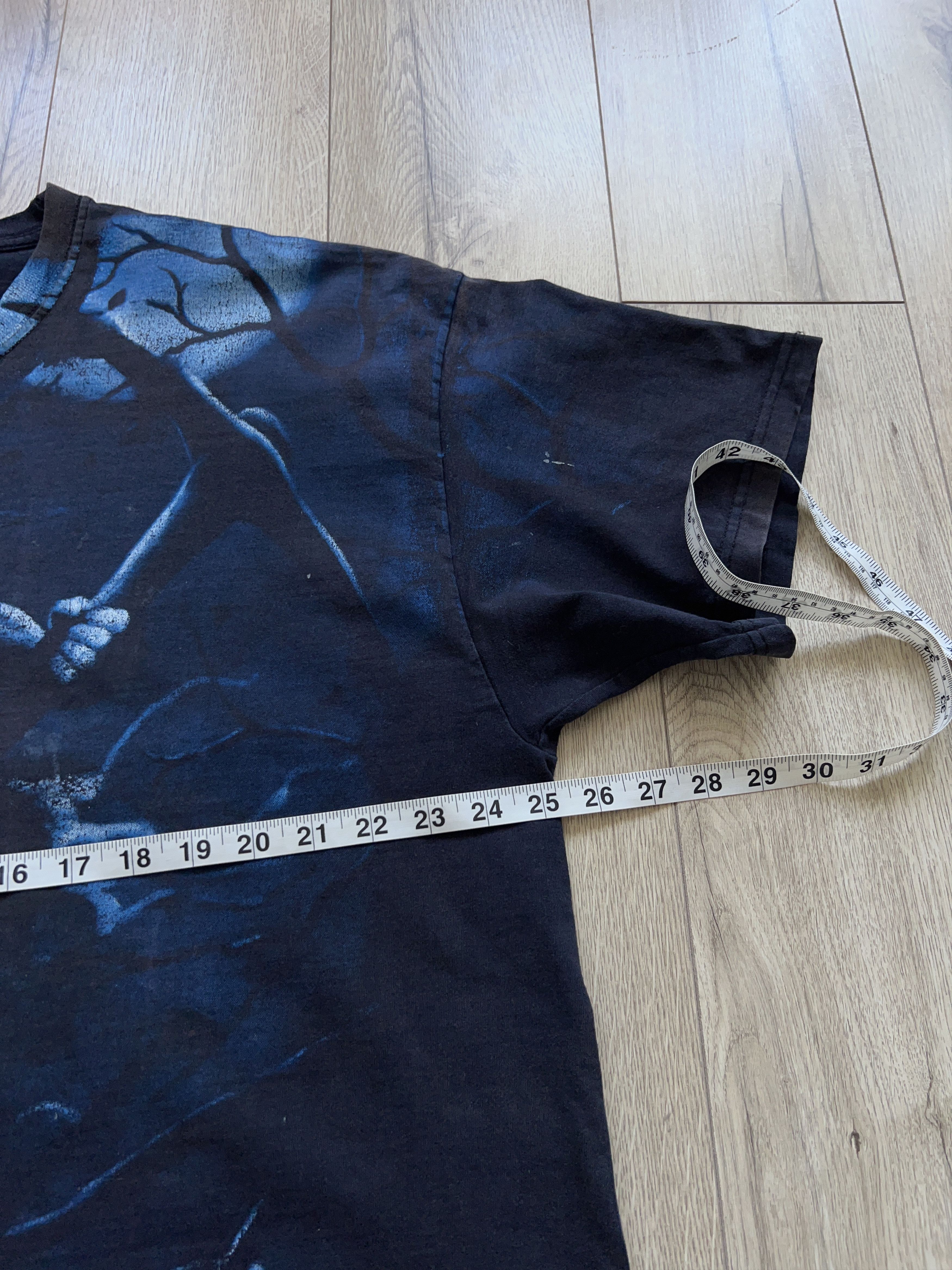 Iron Maiden × Vintage Iron Maiden Benjamin Breeg Rock Band All Over Print T Shirt Size US XXL / EU 58 / 5 - 9 Thumbnail