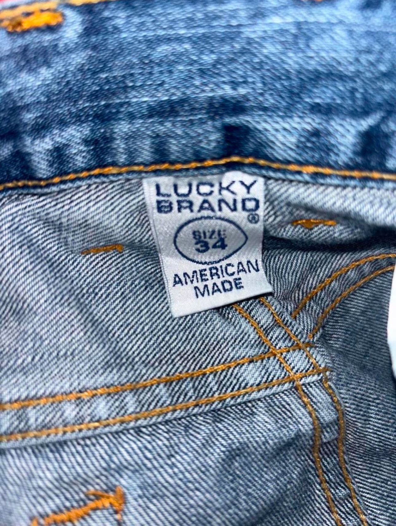 Lucky Brand × Vintage Lucky Brand Bootcut Denim with cut leg opening Size US 34 / EU 50 - 8 Thumbnail
