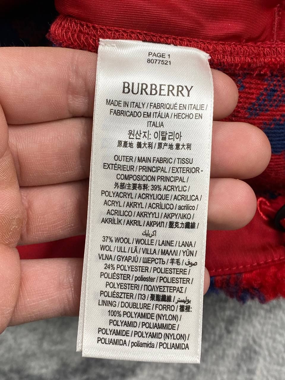 Burberry Burberry Abstract Rose Print Fleece Hoodie Men Size L Red Size US L / EU 52-54 / 3 - 6 Thumbnail