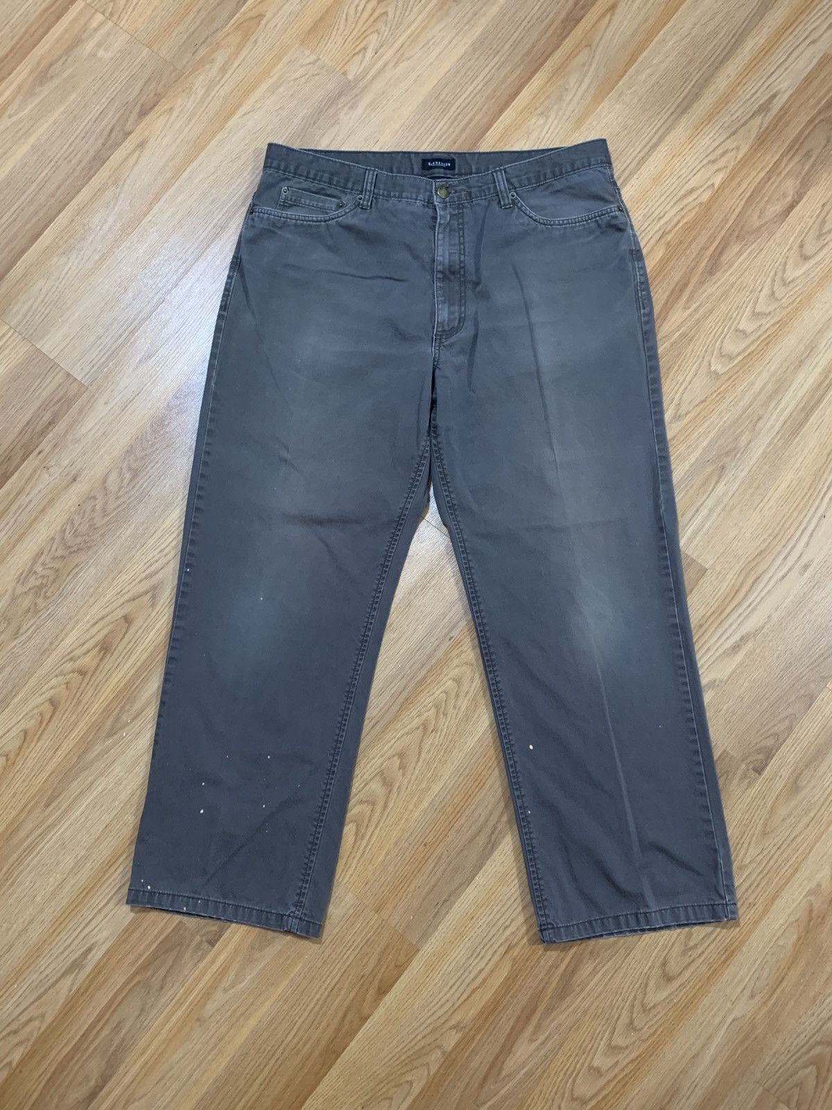 Van Heusen × Vintage 36x29- Van Heusen 5-Pocket Faded Baggy Jean Pants (Grey) Size US 36 / EU 52 - 1 Thumbnail