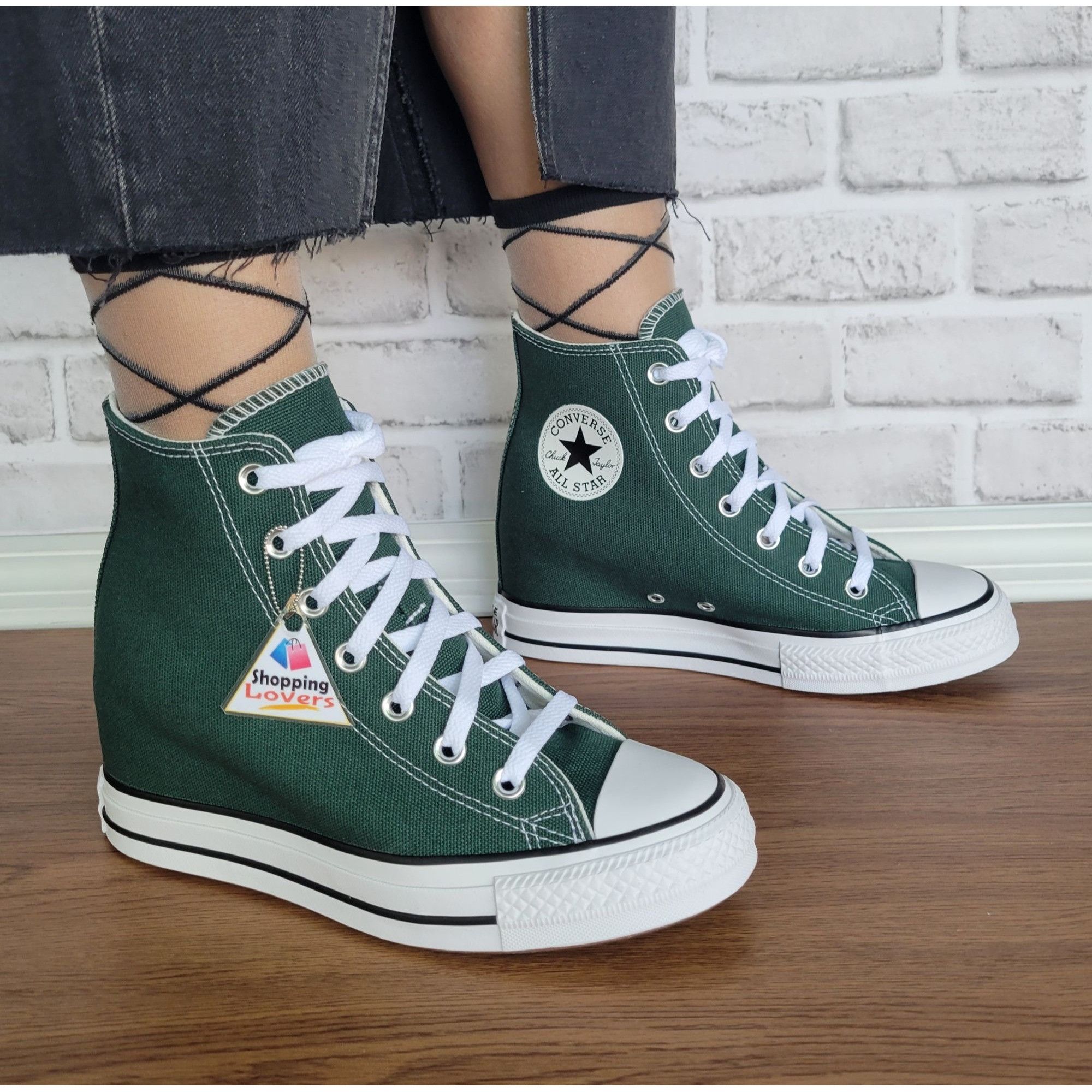 Converse ⭐Rare Converse Chuck Taylor Wedge Platform Hi Sz 10 Womens Size US 10 / IT 40 - 1 Thumbnail